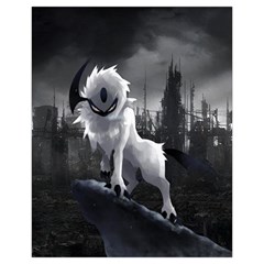 Wolf Drawstring Pouch (XL) from ArtsNow.com Front