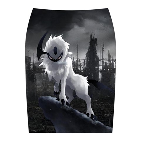 Wolf Midi Wrap Pencil Skirt from ArtsNow.com Back