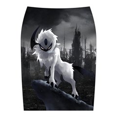 Wolf Midi Wrap Pencil Skirt from ArtsNow.com Back