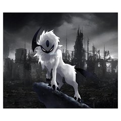 Wolf Medium Tote Bag from ArtsNow.com Front