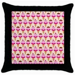 Image Throw Pillow Case (Black)