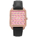 Image Rose Gold Leather Watch 