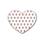 Image Rubber Coaster (Heart)