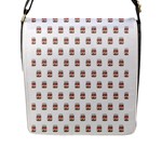 Image Flap Closure Messenger Bag (L)