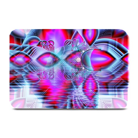 Crystal Northern Lights Palace, Abstract Ice  Plate Mats from ArtsNow.com 18 x12  Plate Mat