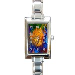 Abstract Paintings Rectangle Italian Charm Watch