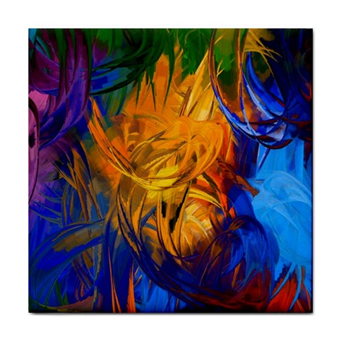 Abstract Paintings Tile Coaster from ArtsNow.com Front