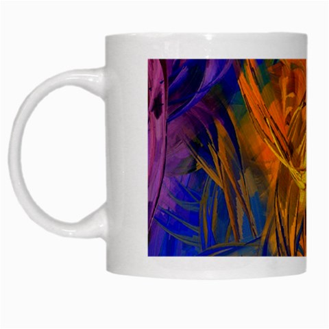 Abstract Paintings White Mug from ArtsNow.com Left