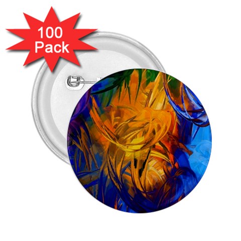 Abstract Paintings 2.25  Button (100 pack) from ArtsNow.com Front