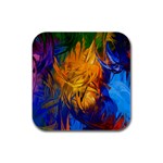 Abstract Paintings Rubber Square Coaster (4 pack)