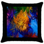 Abstract Paintings Throw Pillow Case (Black)