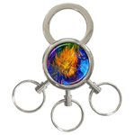 Abstract Paintings 3-Ring Key Chain