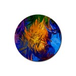 Abstract Paintings Rubber Round Coaster (4 pack)