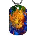 Abstract Paintings Dog Tag (One Side)