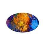 Abstract Paintings Sticker Oval (10 pack)