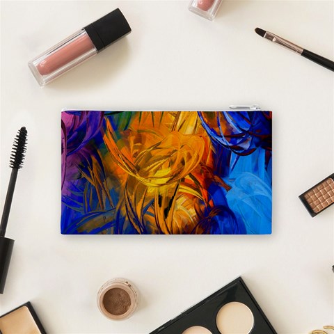 Abstract Paintings Cosmetic Bag (Small) from ArtsNow.com Back