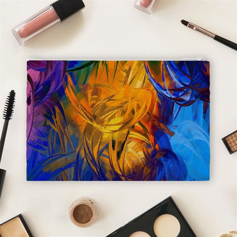 Abstract Paintings Cosmetic Bag (Large) from ArtsNow.com Back
