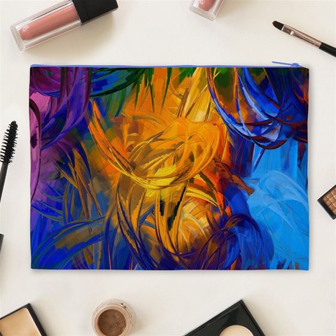 Abstract Paintings Cosmetic Bag (XL) from ArtsNow.com Back