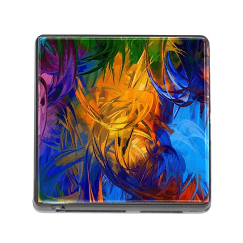 Abstract Paintings Memory Card Reader (Square) from ArtsNow.com Front