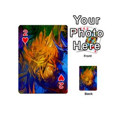 Abstract Paintings Playing Cards 54 (Mini) from ArtsNow.com Front - Heart2