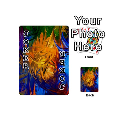 Abstract Paintings Playing Cards 54 (Mini) from ArtsNow.com Front - Joker1