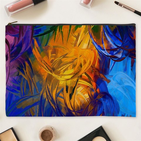 Abstract Paintings Cosmetic Bag (XXXL) from ArtsNow.com Front