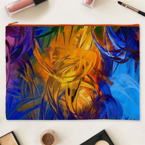 Abstract Paintings Cosmetic Bag (XXXL) from ArtsNow.com Front