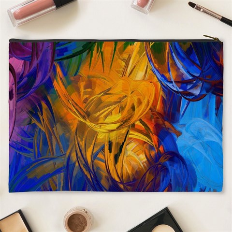 Abstract Paintings Cosmetic Bag (XXXL) from ArtsNow.com Back