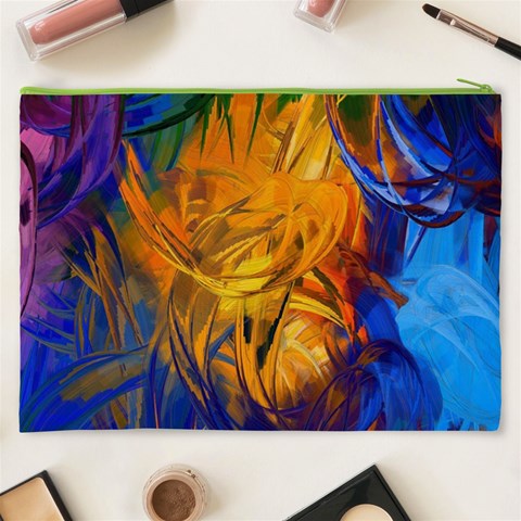 Abstract Paintings Cosmetic Bag (XXXL) from ArtsNow.com Back
