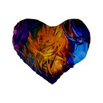 Abstract Paintings Standard 16  Premium Heart Shape Cushion 