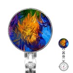 Abstract Paintings Stainless Steel Nurses Watch