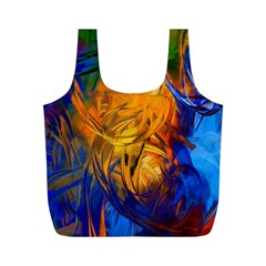 Abstract Paintings Full Print Recycle Bag (M) from ArtsNow.com Front