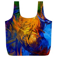 Abstract Paintings Full Print Recycle Bag (XL) from ArtsNow.com Front