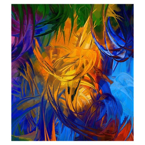 Abstract Paintings Drawstring Pouch (Medium) from ArtsNow.com Front