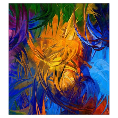 Abstract Paintings Drawstring Pouch (Large) from ArtsNow.com Front