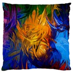 Abstract Paintings Large Flano Cushion Case (One Side)
