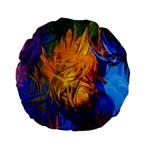 Abstract Paintings Standard 15  Premium Flano Round Cushion 