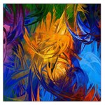 Abstract Paintings Large Satin Scarf (Square)
