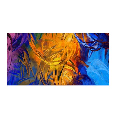 Abstract Paintings Satin Wrap from ArtsNow.com Front