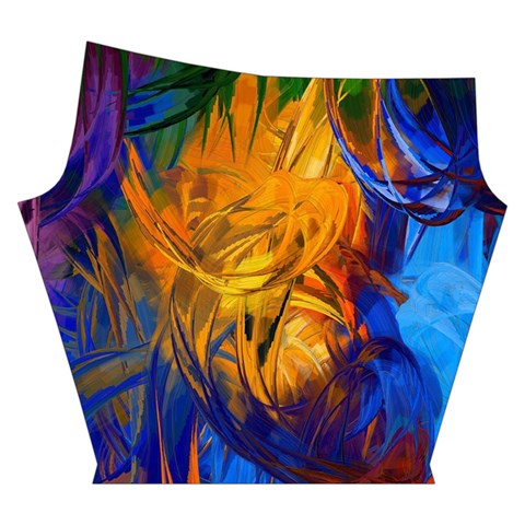 Abstract Paintings Yoga Cropped Leggings from ArtsNow.com Right