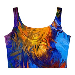 Abstract Paintings Midi Sleeveless Dress from ArtsNow.com Top Front