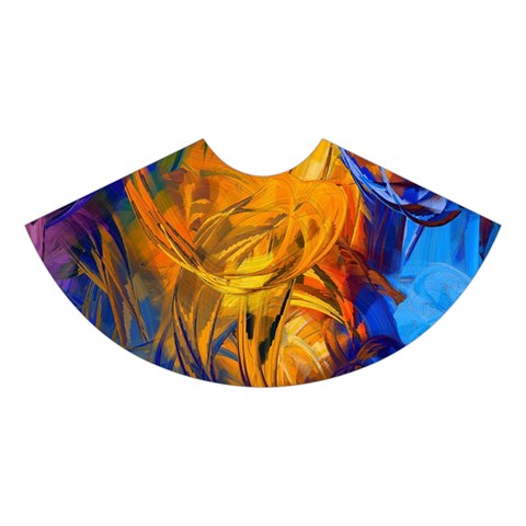 Abstract Paintings Midi Sleeveless Dress from ArtsNow.com Skirt Front