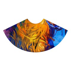Abstract Paintings Midi Sleeveless Dress from ArtsNow.com Skirt Front