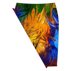 Abstract Paintings Midi Wrap Pencil Skirt from ArtsNow.com Front Left