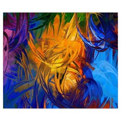 Abstract Paintings Medium Zipper Tote Bag from ArtsNow.com Back