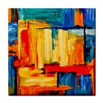 Abstrak Paint Tile Coaster