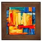 Abstrak Paint Framed Tile