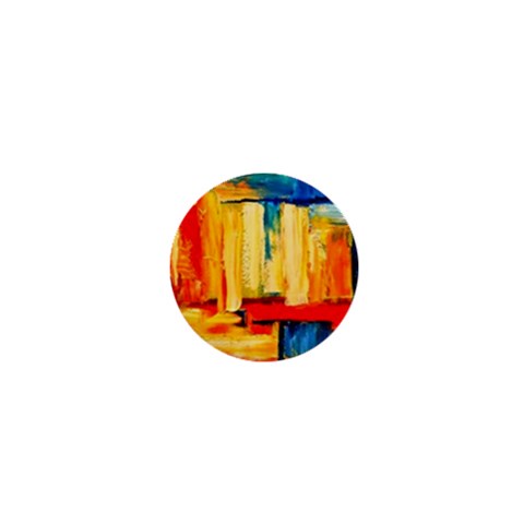 Abstrak Paint 1  Mini Button from ArtsNow.com Front