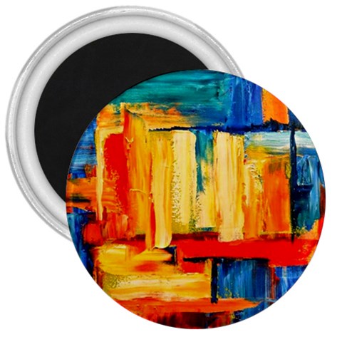 Abstrak Paint 3  Magnet from ArtsNow.com Front