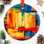 Abstrak Paint Ornament (Round)